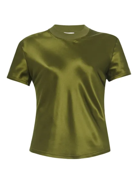 Rosetta Getty T-shirt met satijnen afwerking
