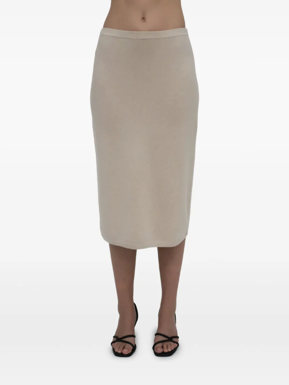 Rosetta Getty Gebreide rok Beige