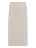 Rosetta Getty knitted skirt - Neutrals