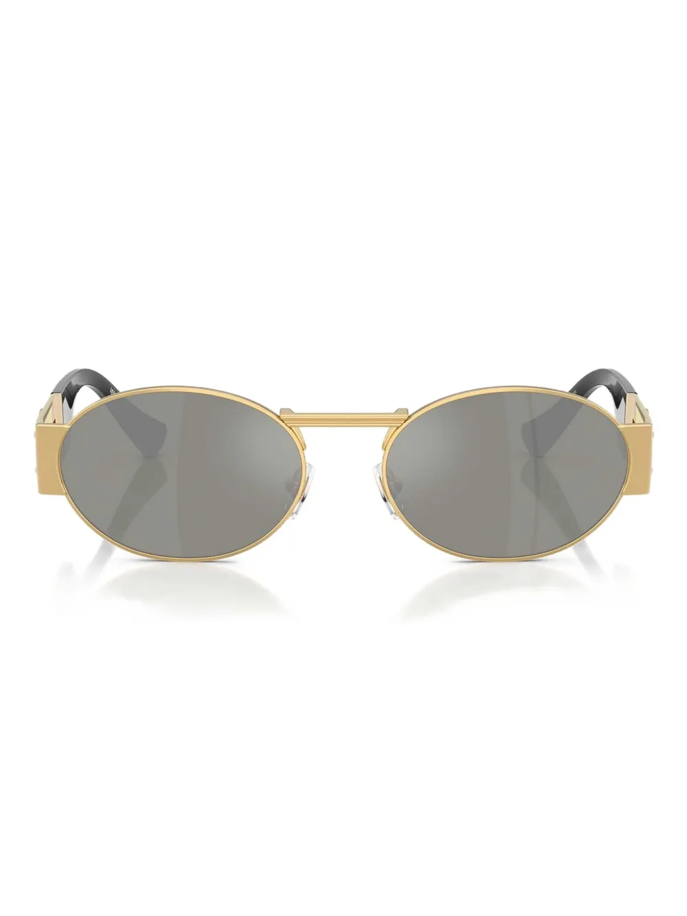Versace Eyewear Occhiali da sole ovali - Oro