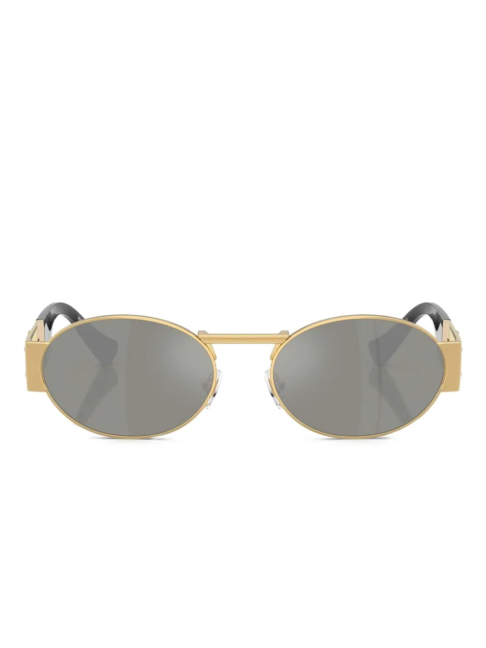 Versace Eyewear Zonnebril met ovalen montuur Goud