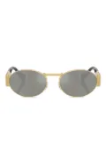 Versace Eyewear oval-frame sunglasses - Gold
