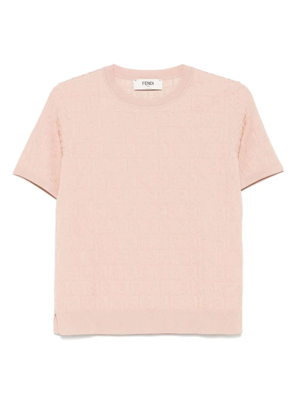 Fendi Ff-jacquard T-shirt
