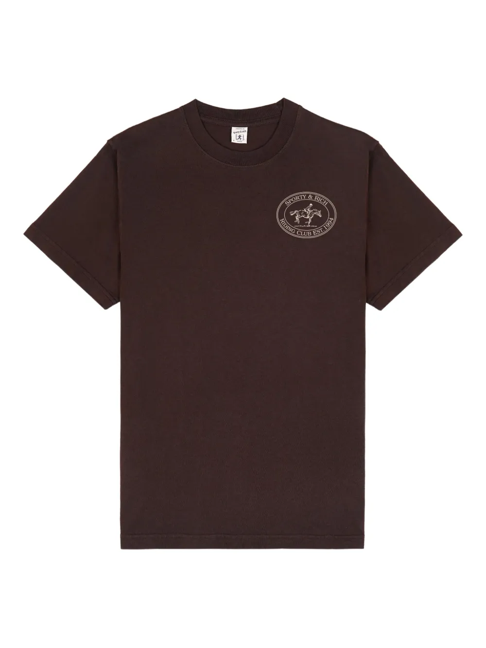 Sporty & Rich cotton T-shirt Bruin