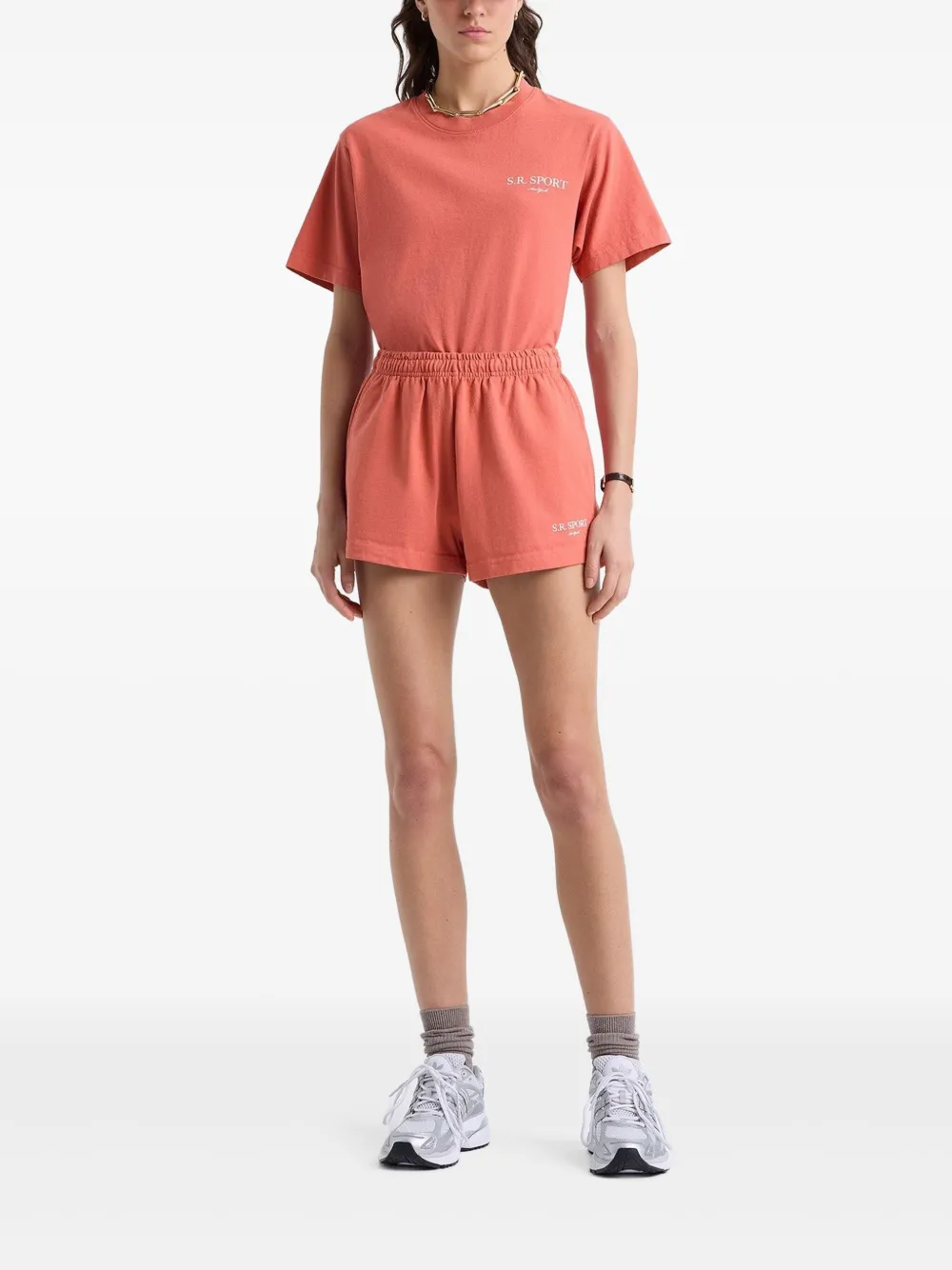 Sporty & Rich SR sportshorts Roze