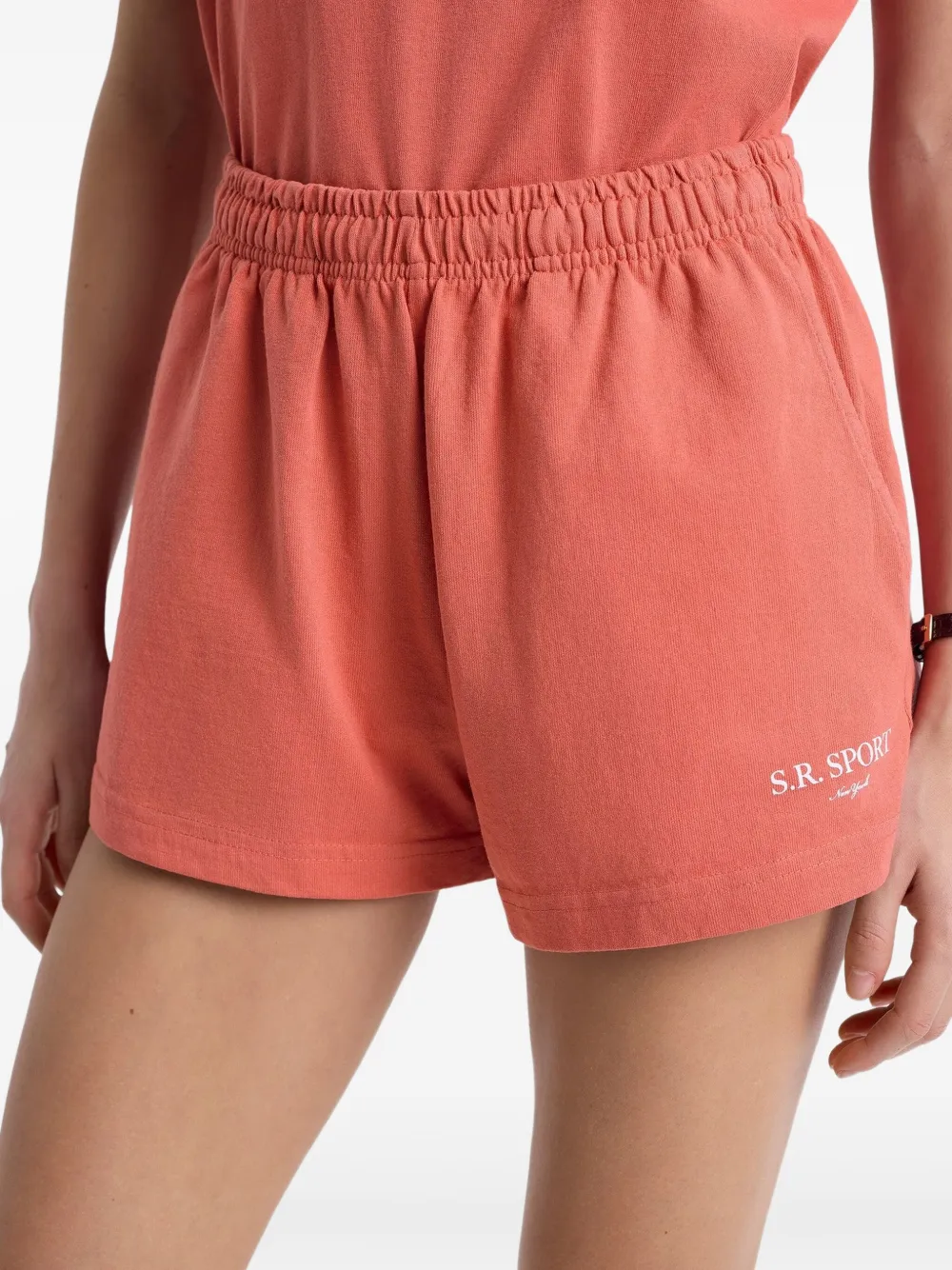 Sporty & Rich SR sportshorts Roze