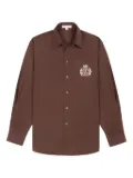Sporty & Rich H&W Crest shirt - Brown