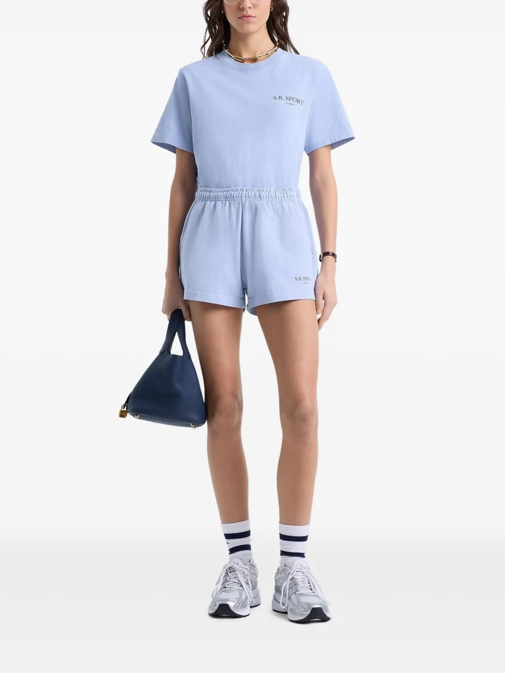 Sporty And Rich Sr Sport Shorts In Blue