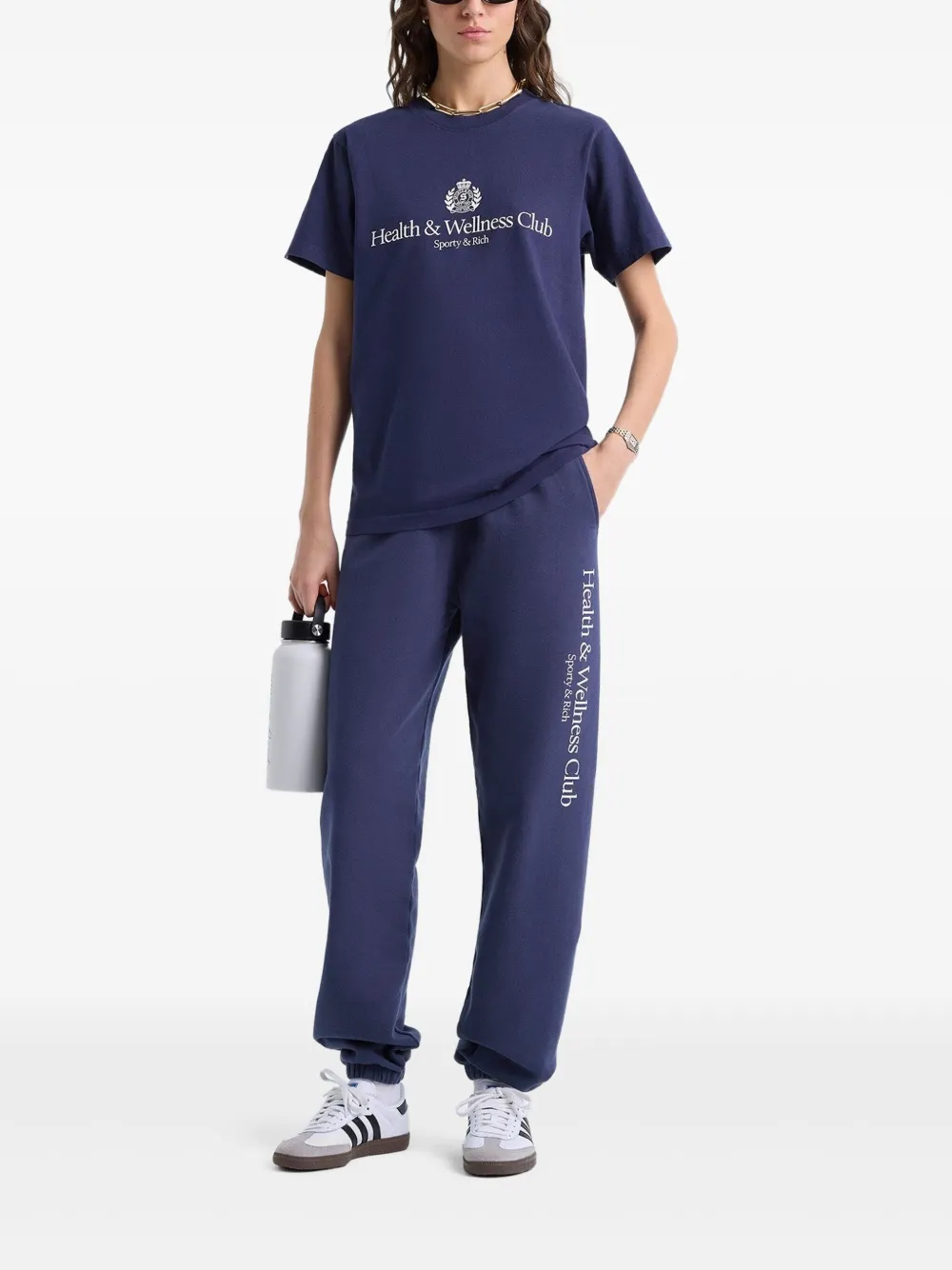 Sporty & Rich H&W Crest trainingsbroek - Blauw