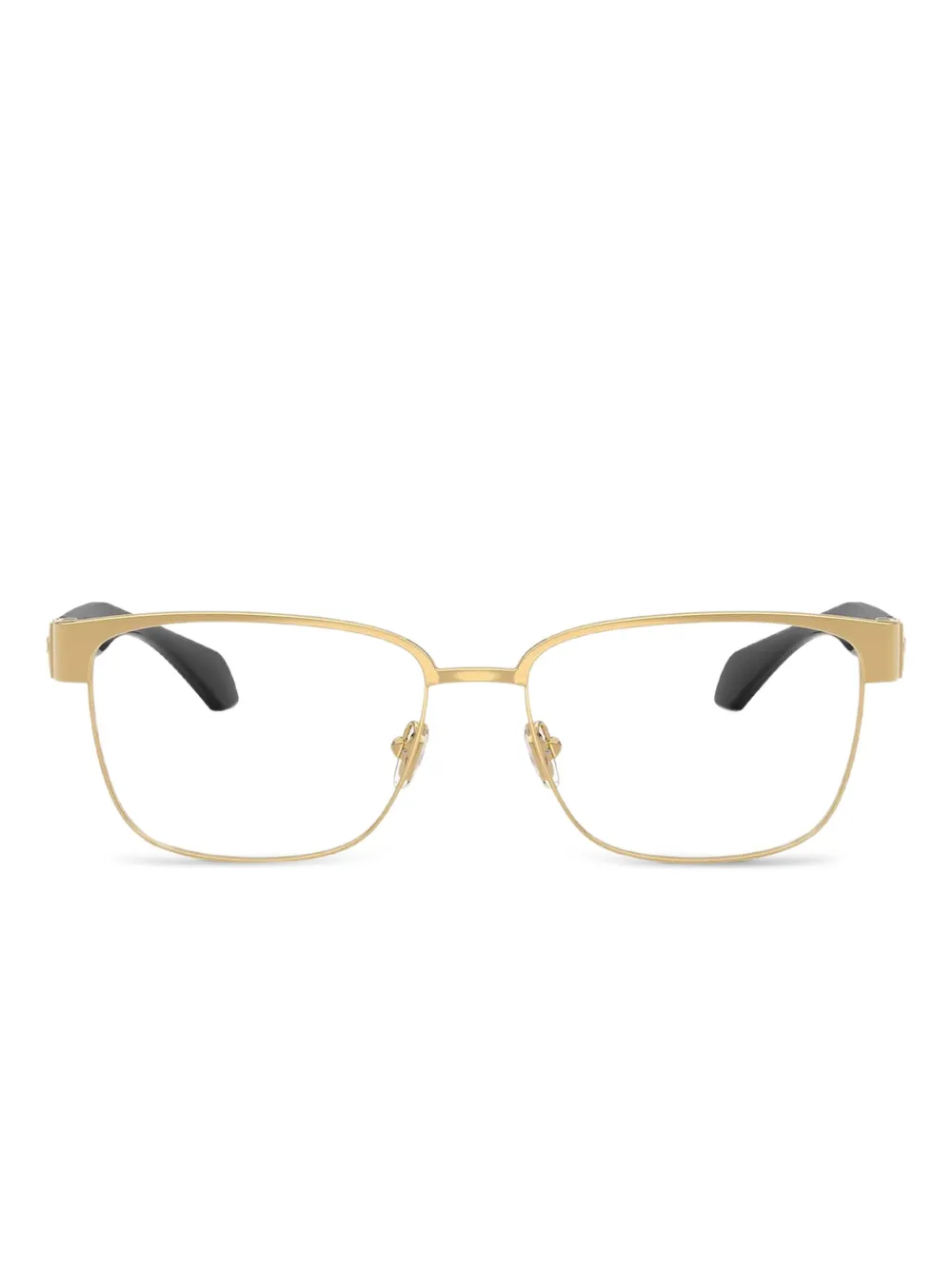Versace Eyewear lunettes de vue à monture rectangulaire - Or Versace Eyewear lunettes de vue à monture rectangulaire - Or