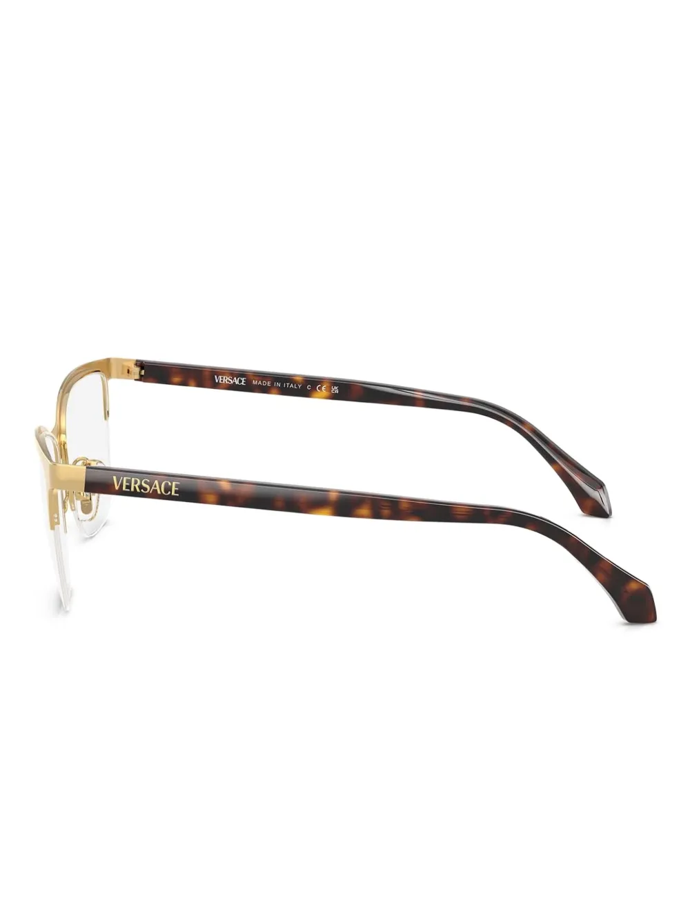 Versace Eyewear Bril met cat-eye montuur Goud