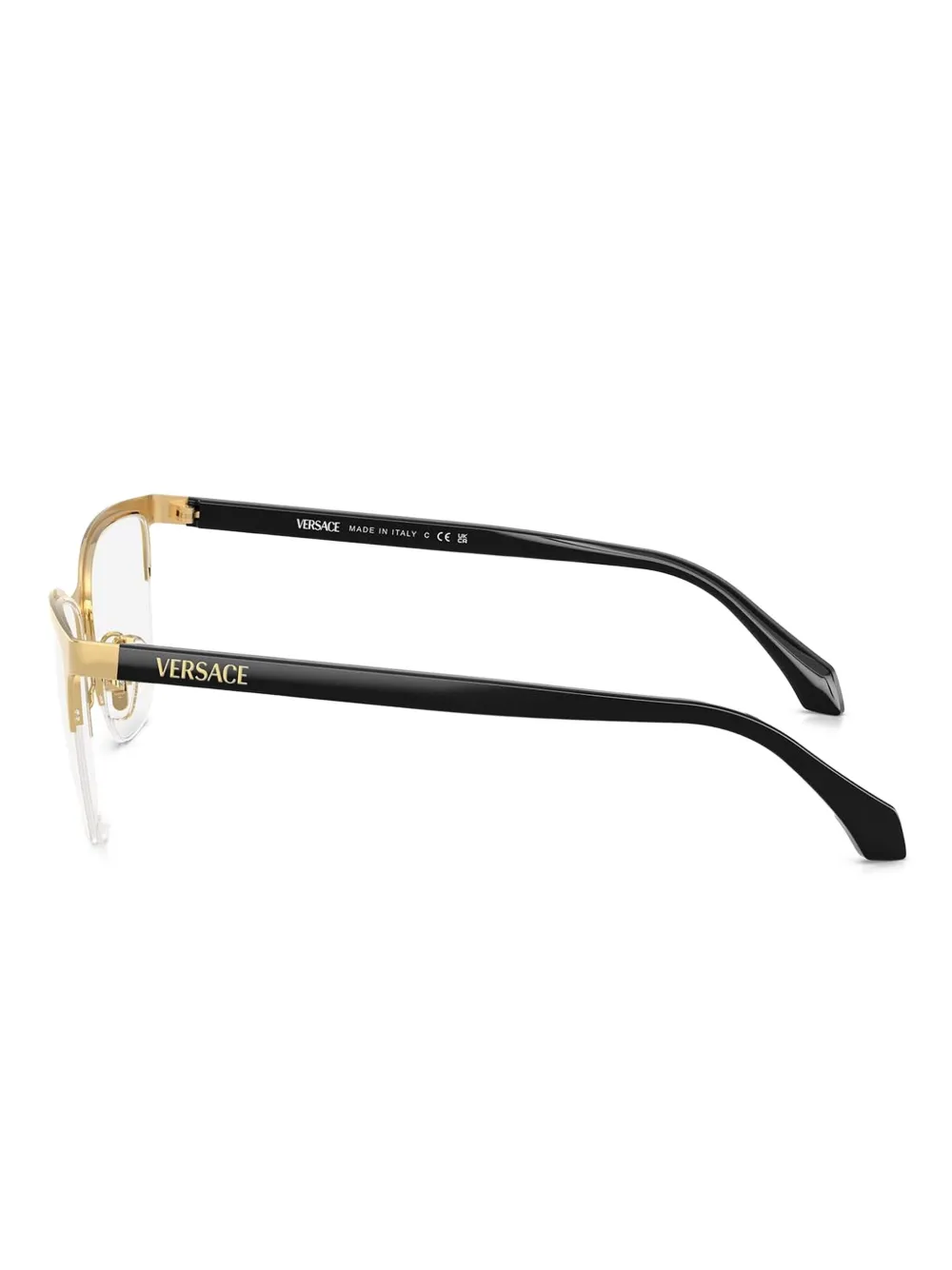 Versace Eyewear Bril met cat-eye montuur Goud