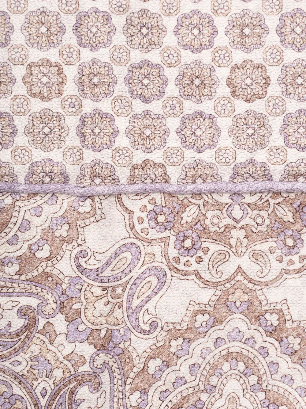 Brunello Cucinelli Sjaal met paisley-print Paars