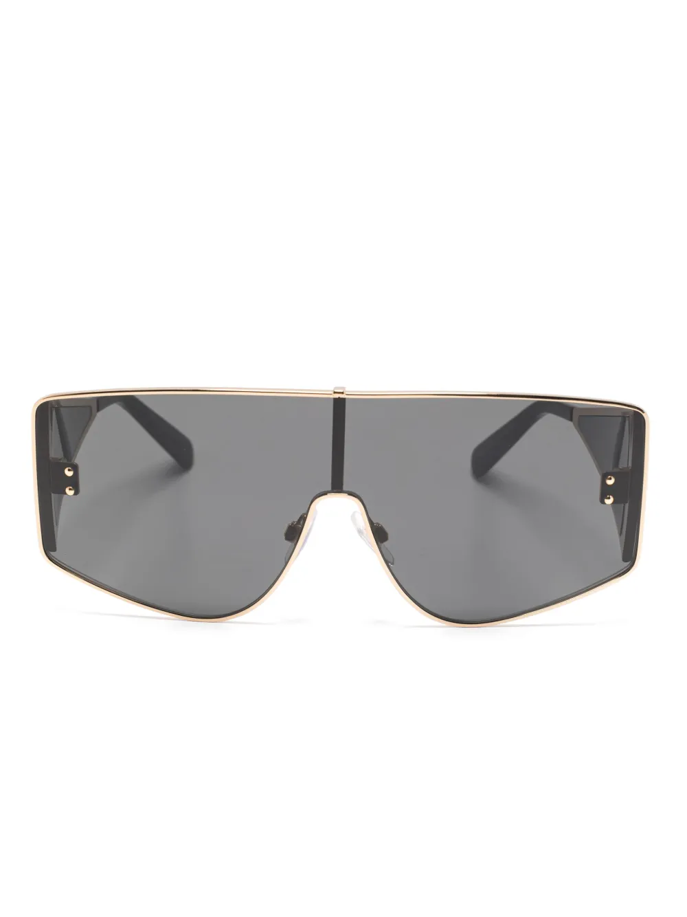 Dolce & Gabbana Eyewear shield-frame sunglasses | Gold | Image 1