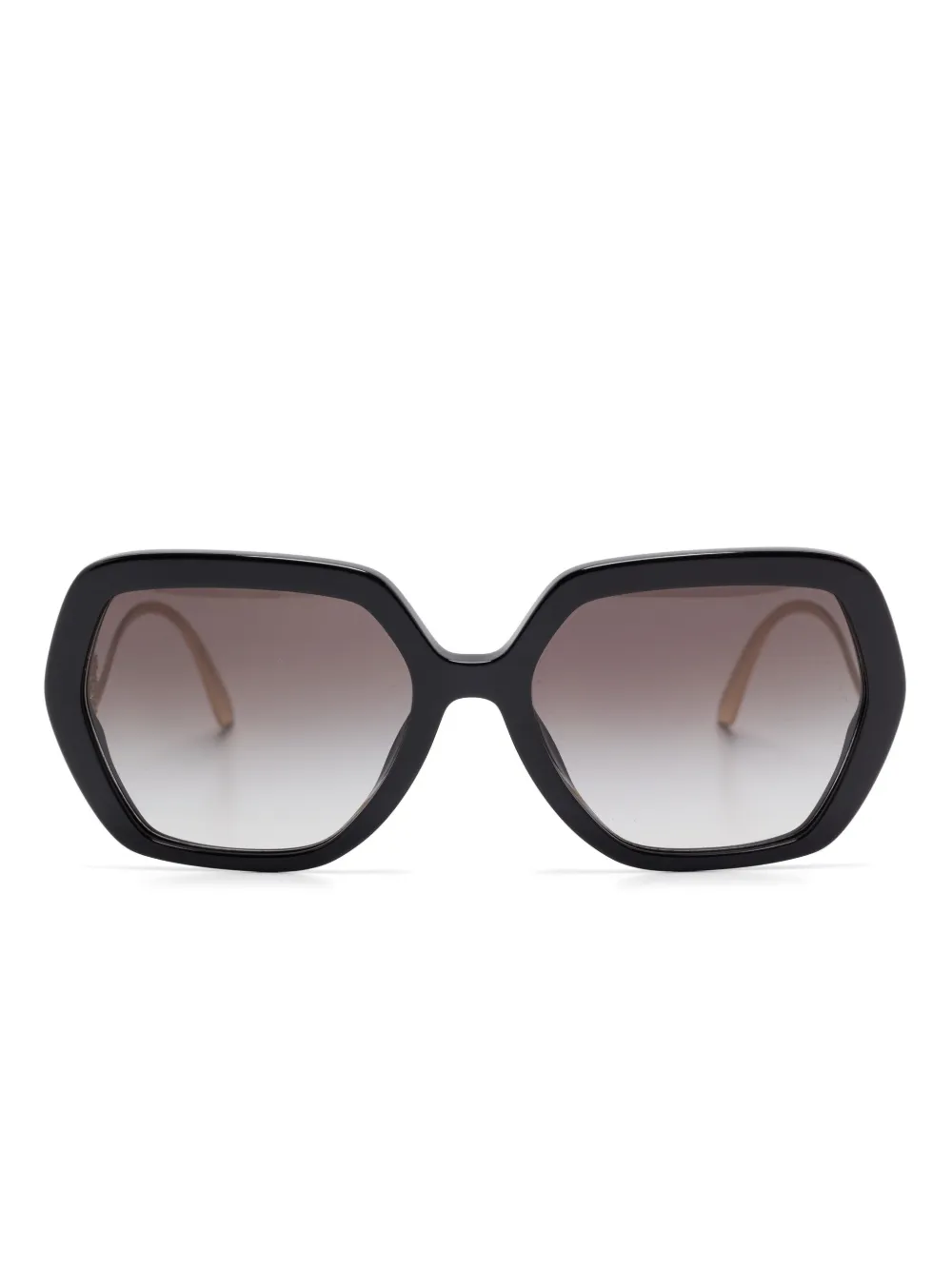 Dolce & Gabbana Eyewear Zonnebril met geometrisch montuur Zwart