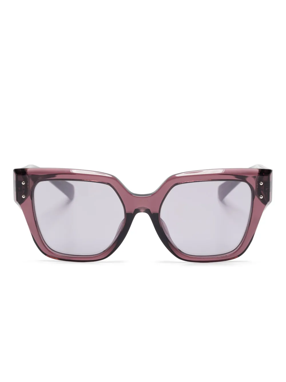 Dolce & Gabbana Eyewear Zonnebril met vlinder montuur Paars
