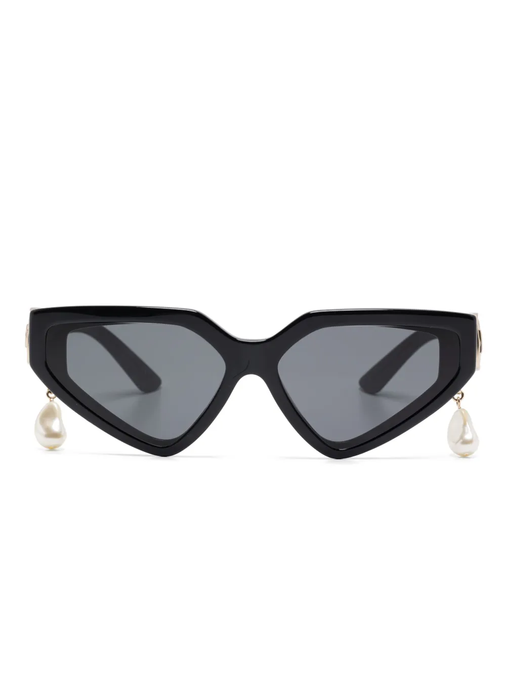 Dolce & Gabbana Eyewear Zonnebril met cat-eye montuur Zwart