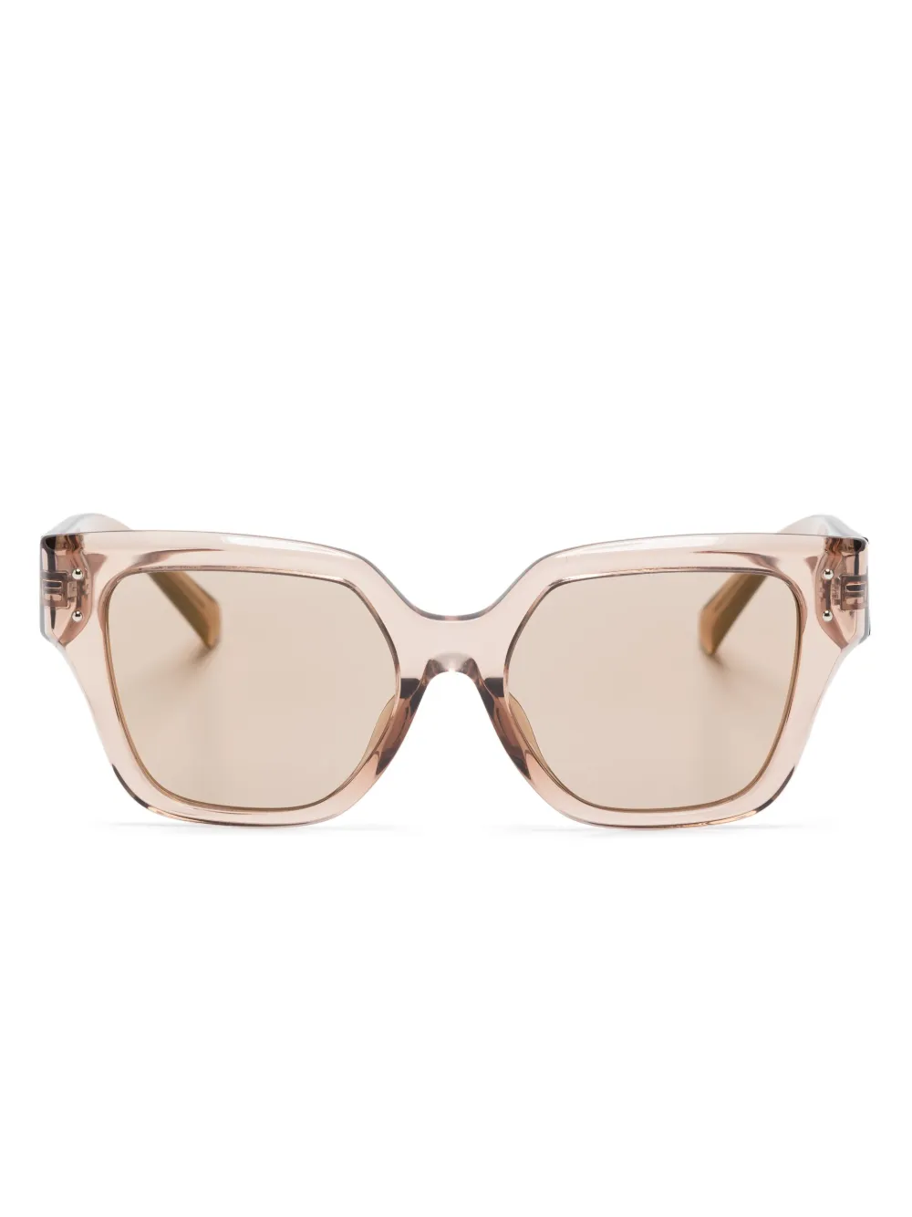 Dolce & Gabbana Eyewear Zonnebril met vlinder montuur Bruin