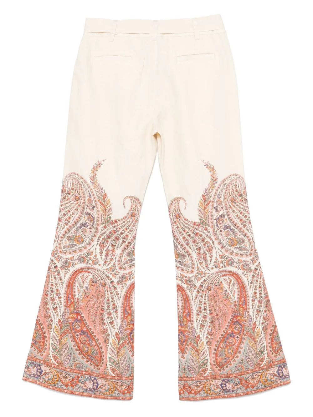 ZIMMERMANN Broek met paisley-print - Beige