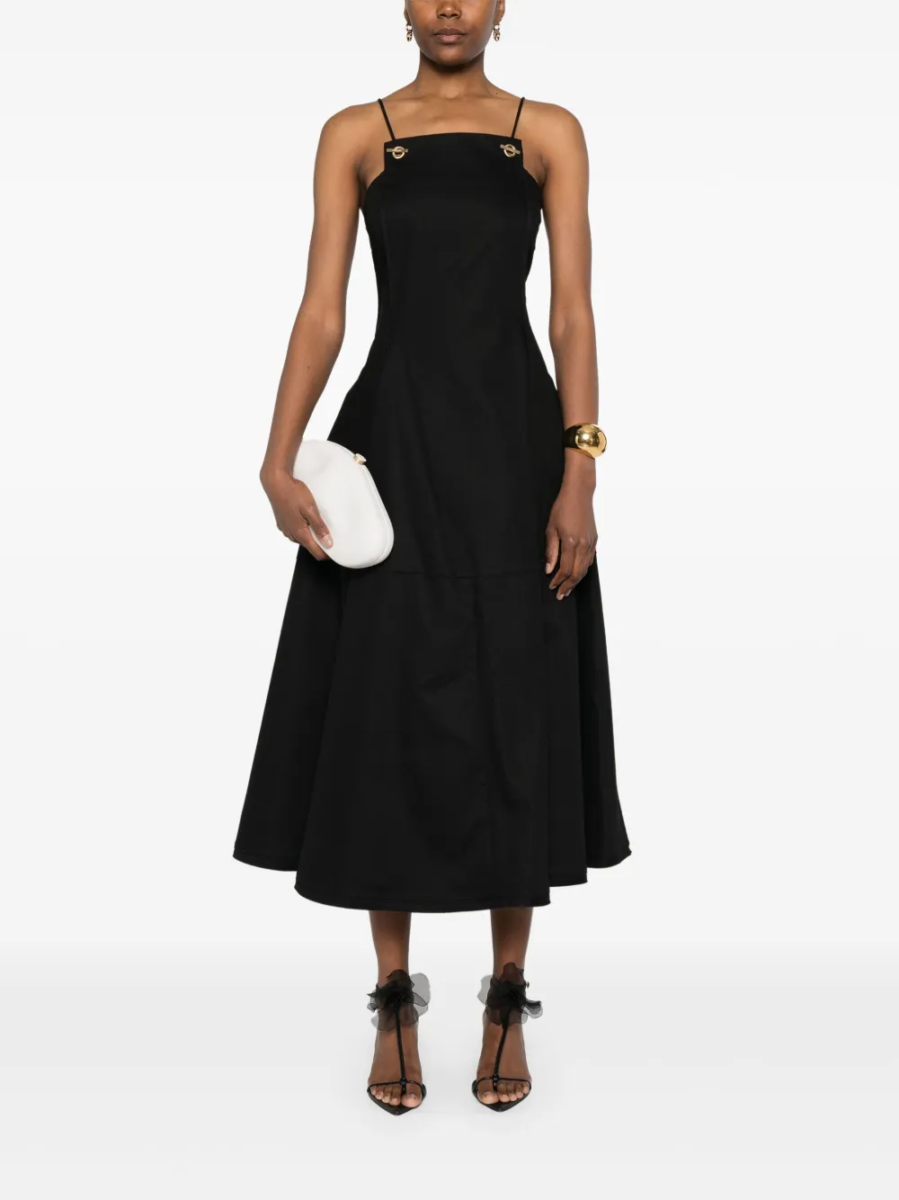 Cult Gaia Maka midi dress - Zwart