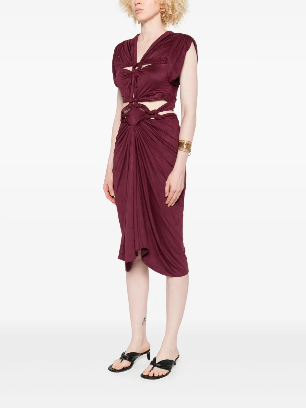 ISABEL MARANT Lexia jurk Paars