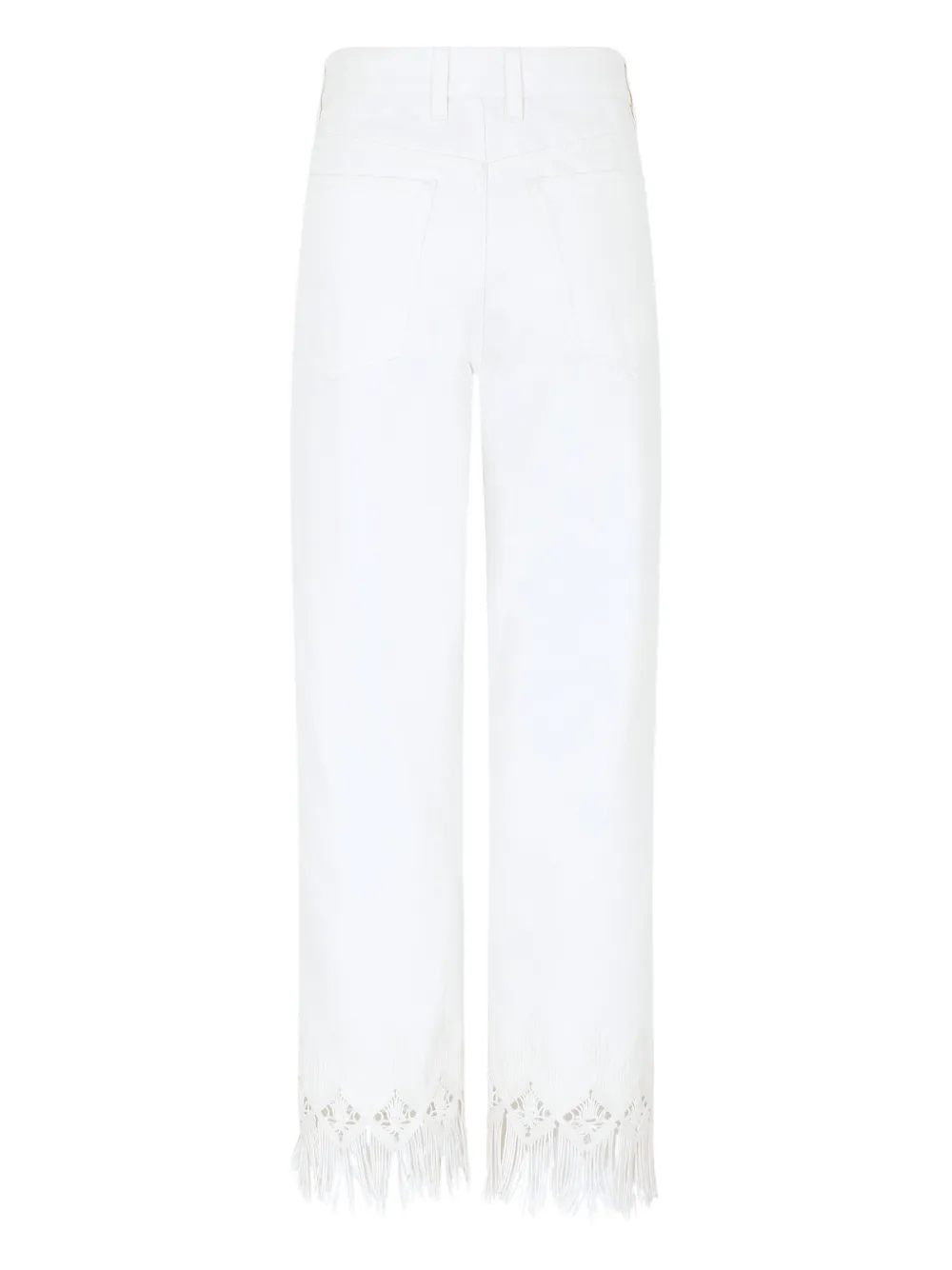 Rabanne Broek met franje Wit