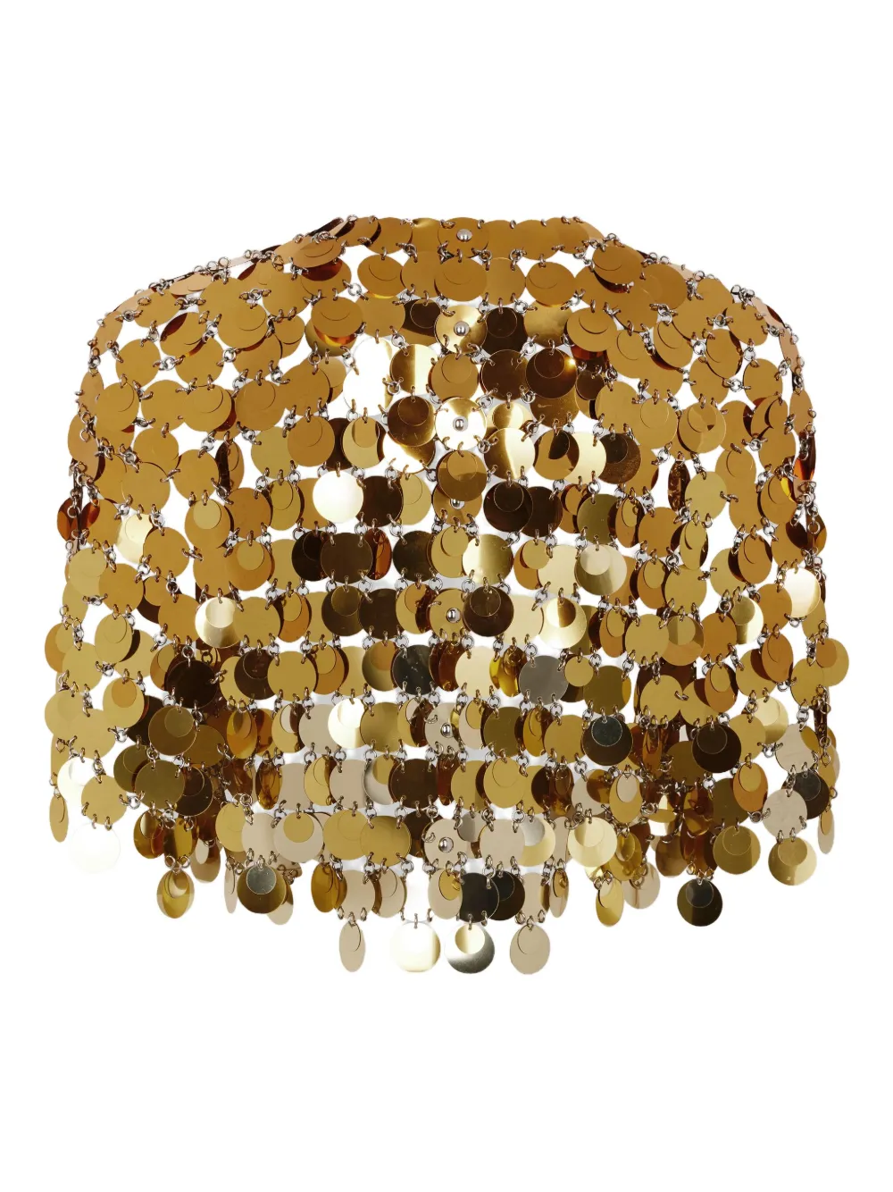 Rabanne Cropped top verfraaid met maliën Goud