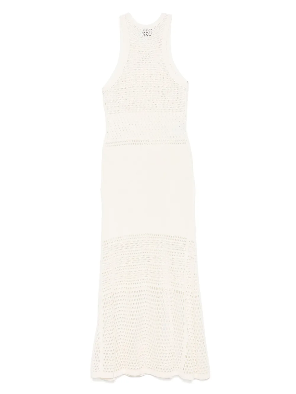 MOSCHINO JEANS Gebreide midi-jurk - Wit