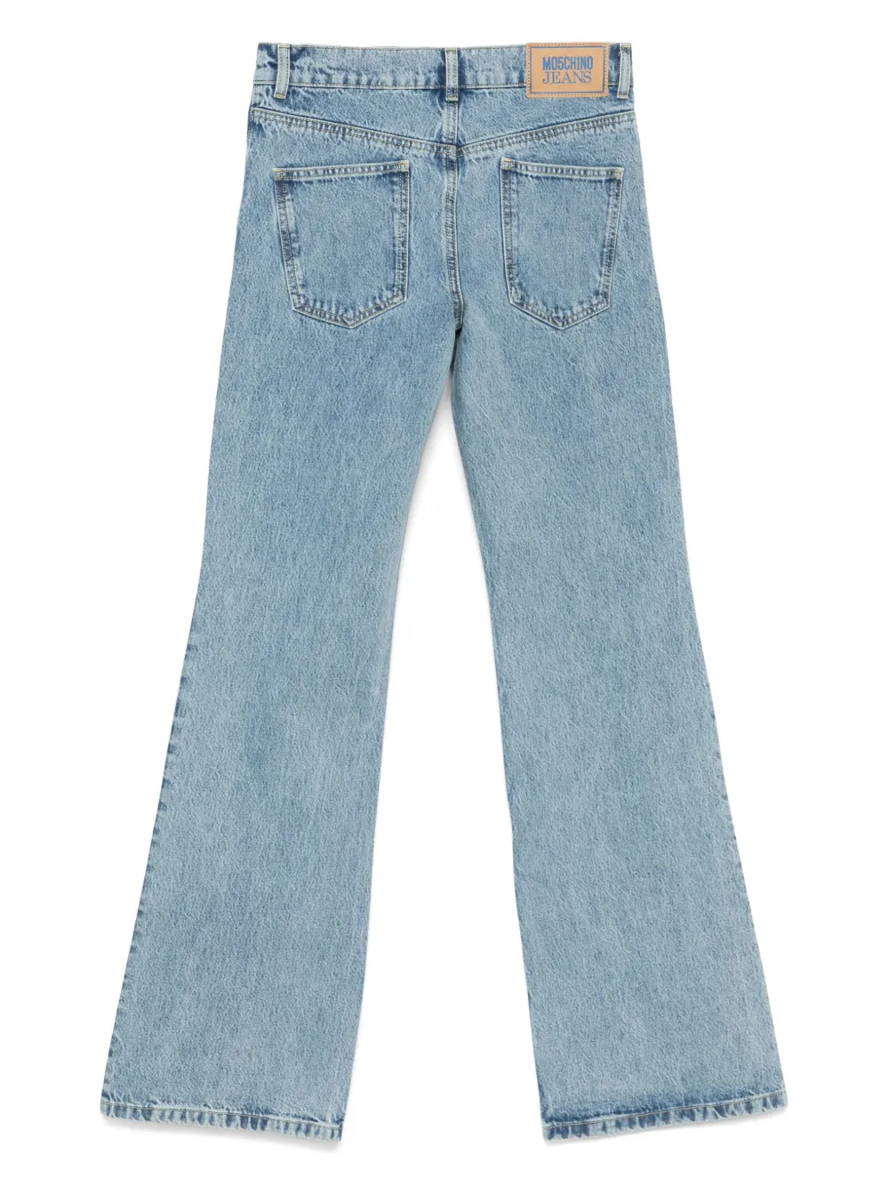 MOSCHINO JEANS Katoenen flared jeans - Blauw