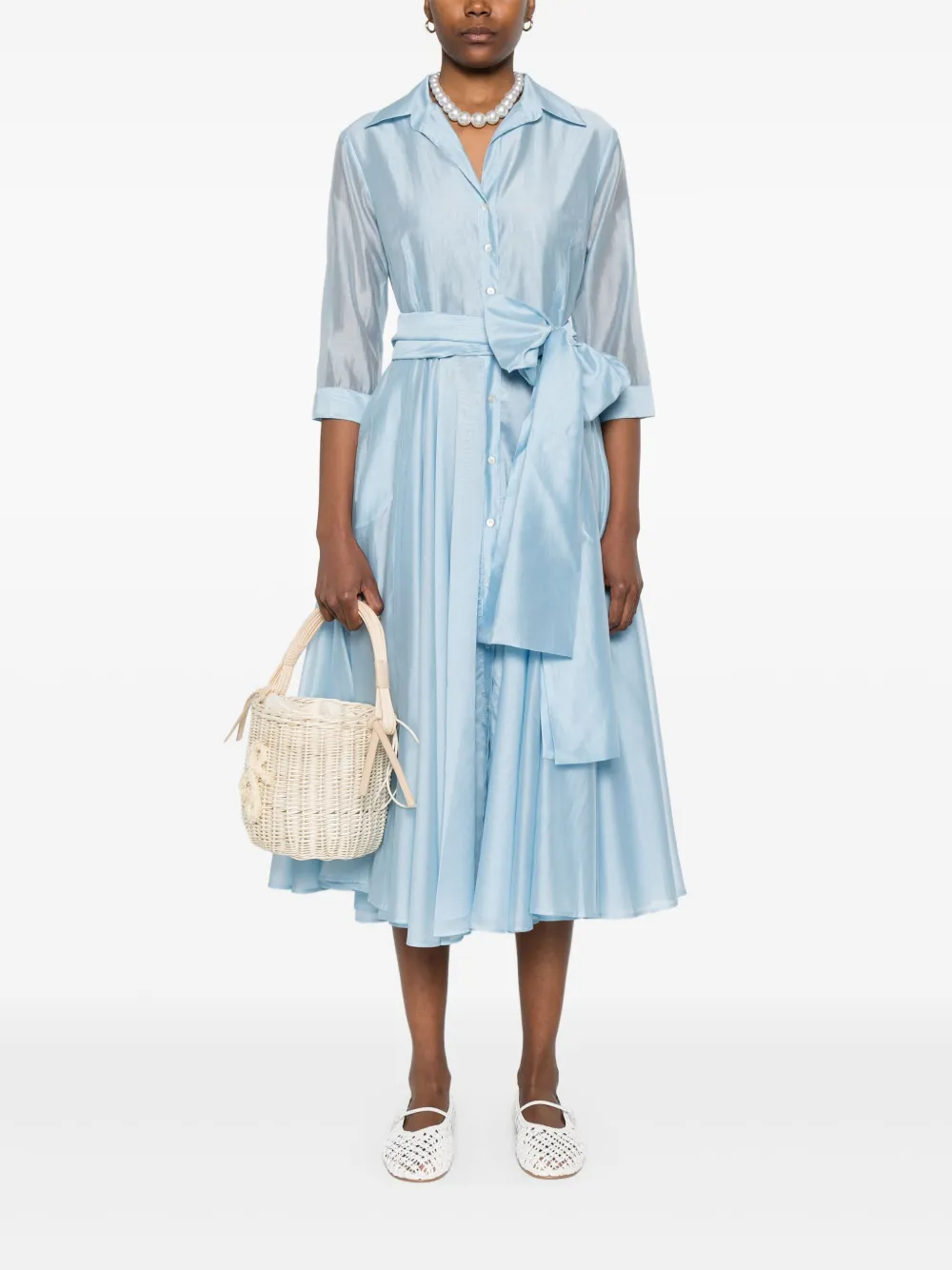 Blanca Vita Aliia midi-jurk - Blauw
