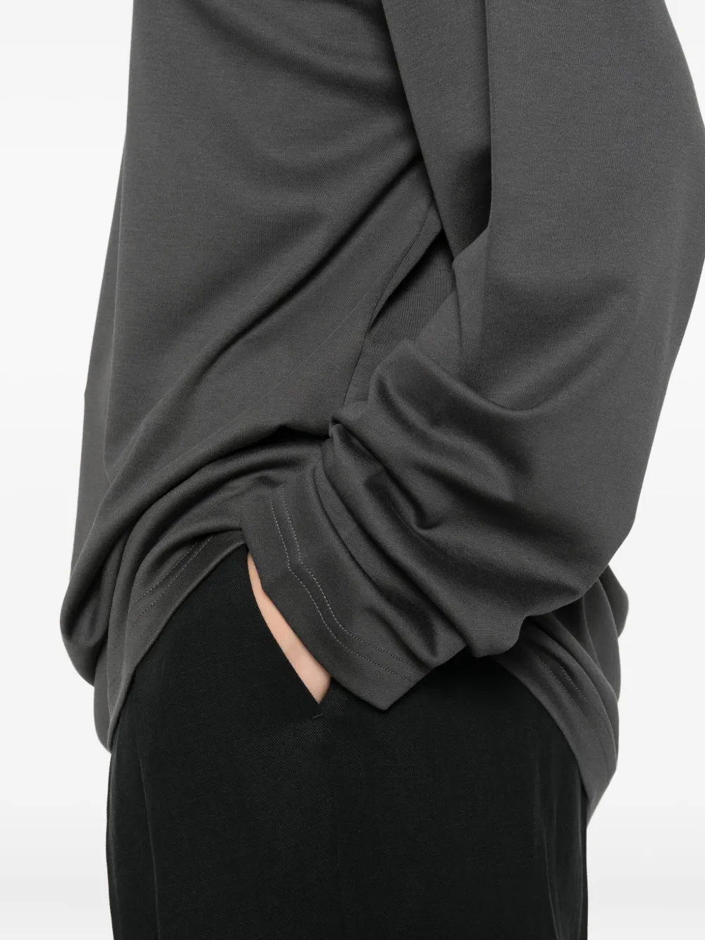 LEMAIRE T-shirt met lange mouwen Grijs