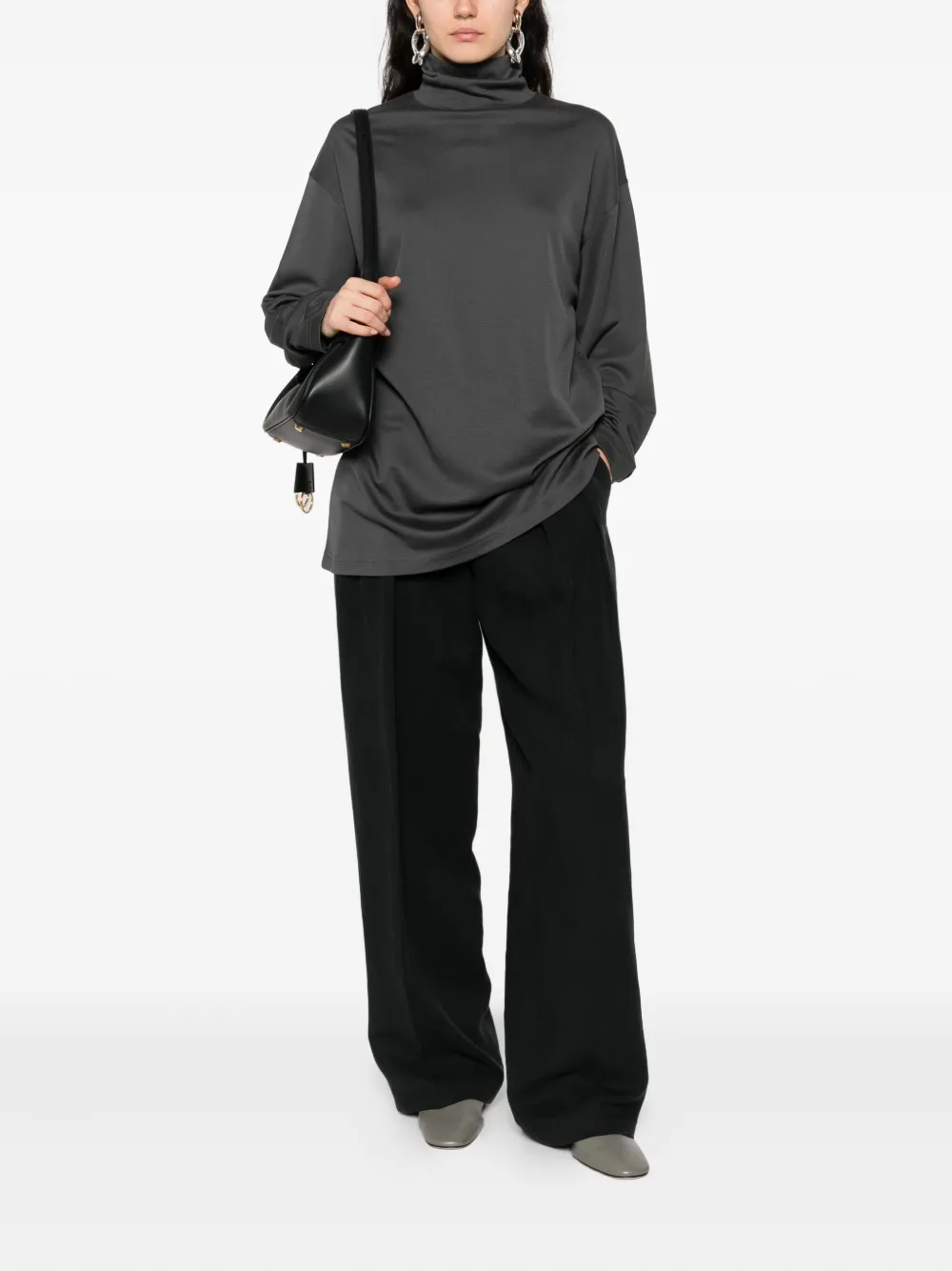 LEMAIRE T-shirt met lange mouwen Grijs