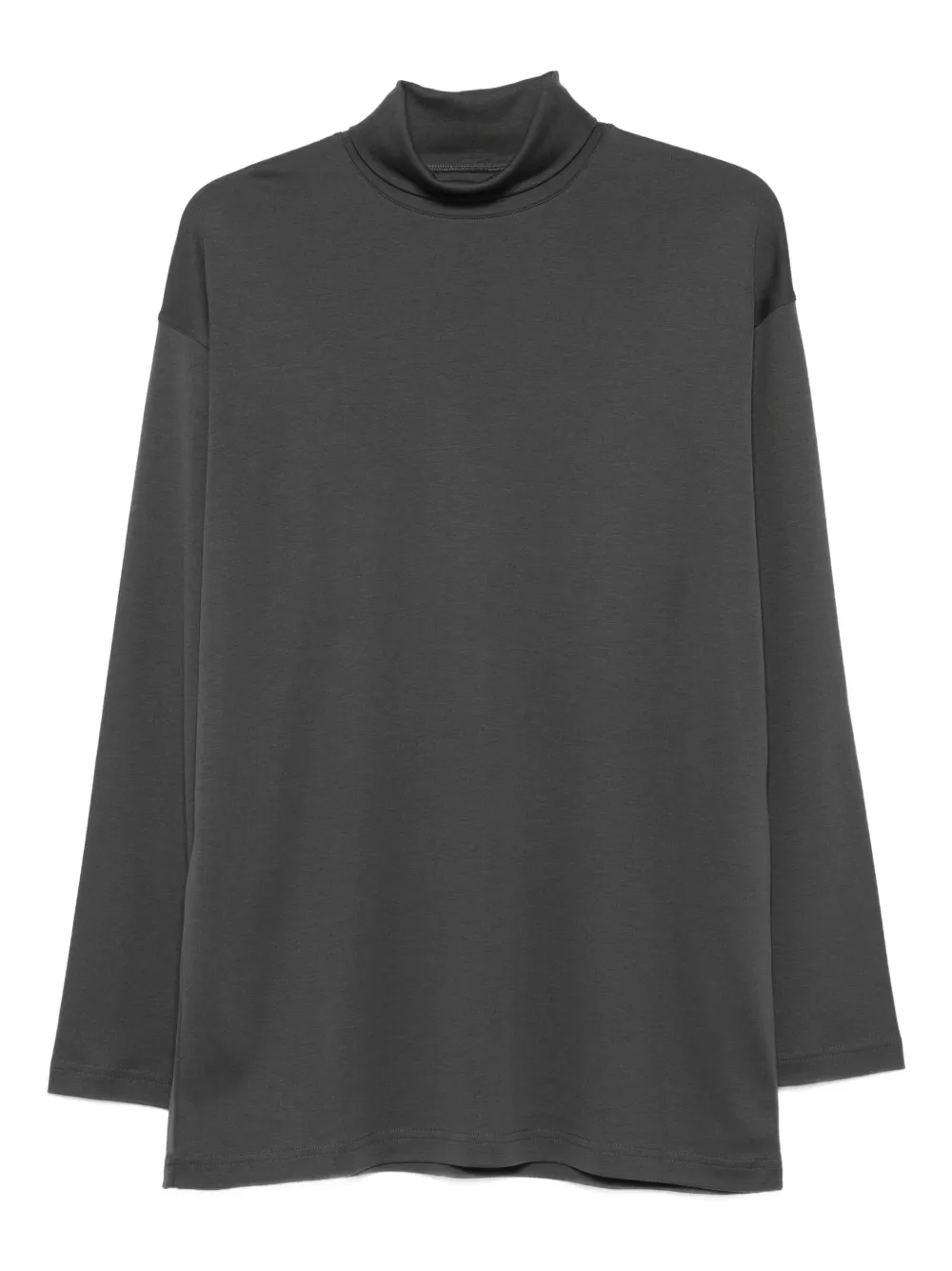 LEMAIRE high-neck long-sleeved T-shirt Grijs