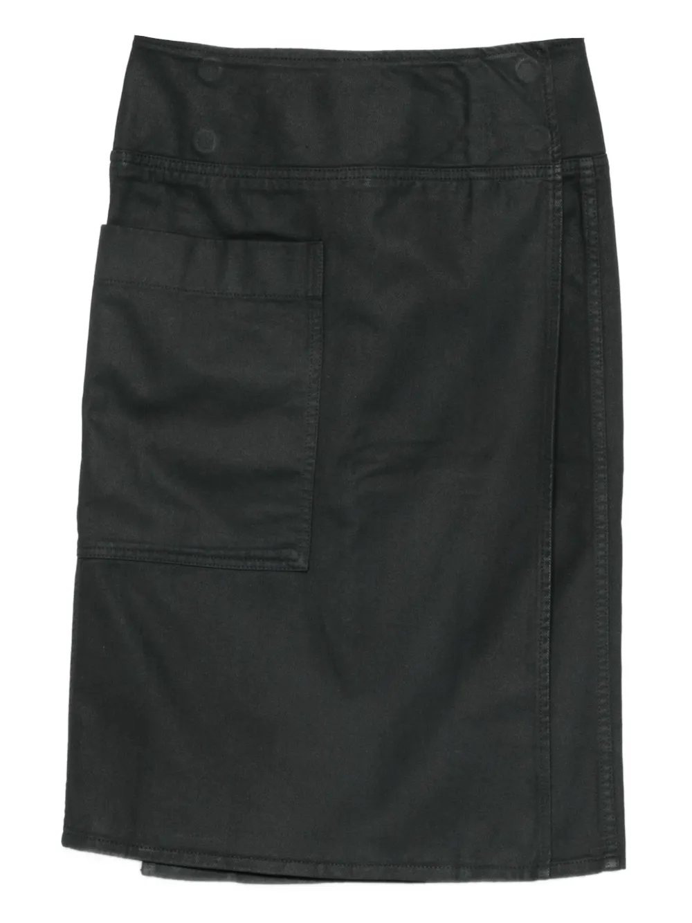 LEMAIRE falda midi recta con bolsillo | negro | Image 1