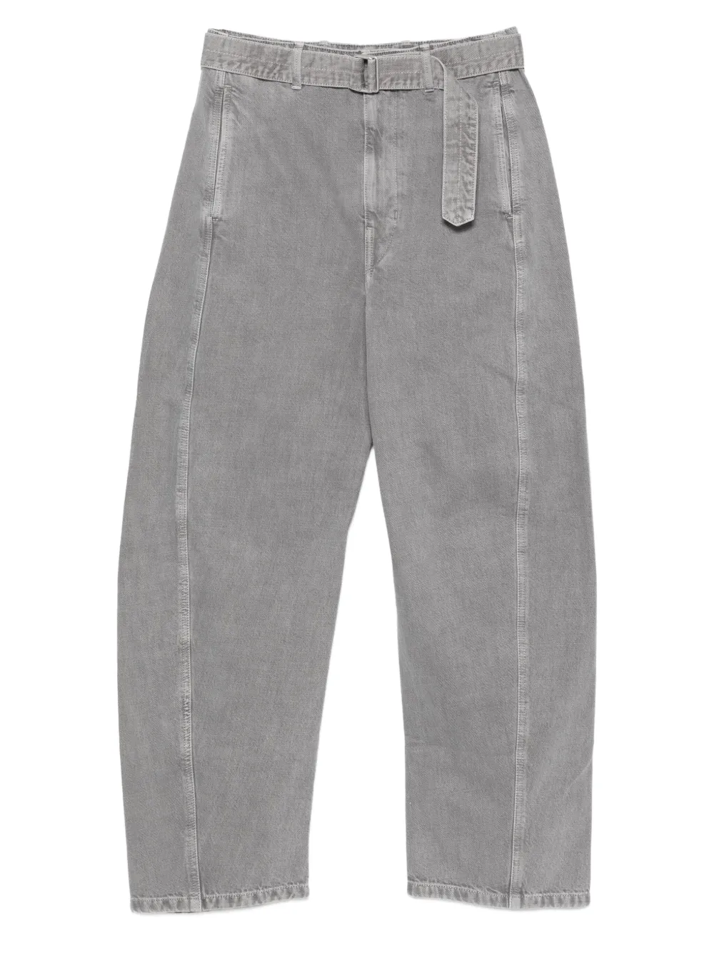 LEMAIRE belted trousers | Grey | Image 1