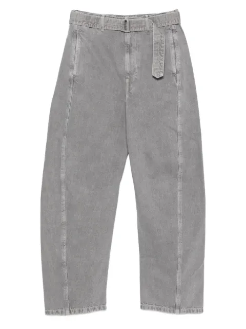 LEMAIRE pantalon à taille ceinturée