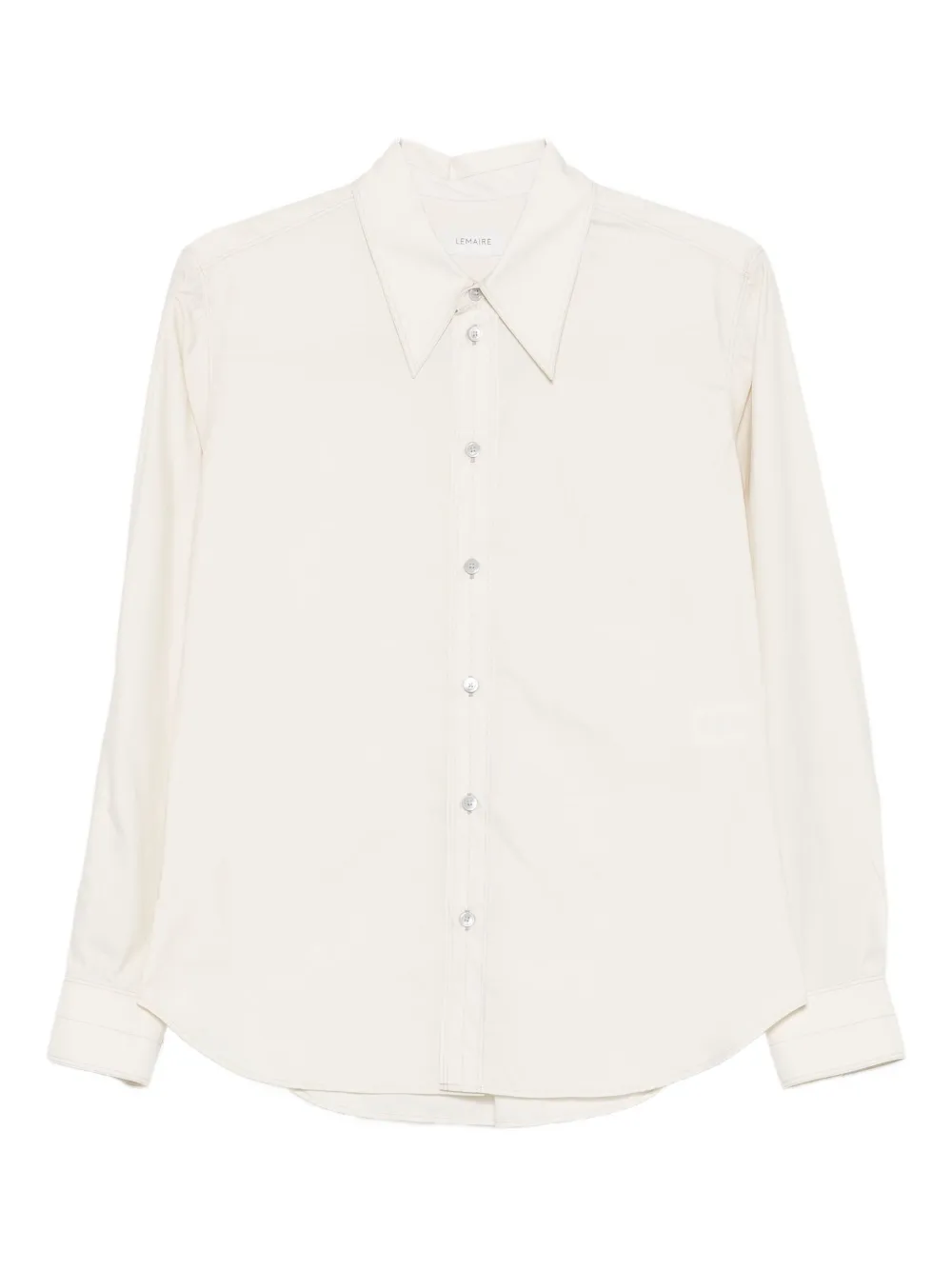 LEMAIRE button-down long-sleeve shirt | Neutrals | Image 1
