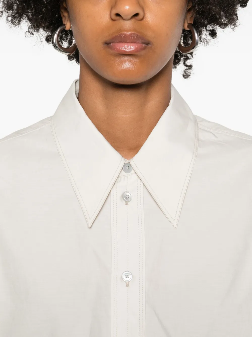 LEMAIRE Button-down blouse Beige