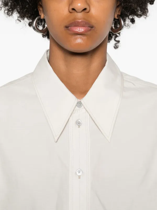 LEMAIRE Camisa Mangas Longas Com Abotoamento | Neutro | FARFETCH BR