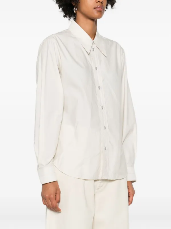 LEMAIRE Camisa Mangas Longas Com Abotoamento | Neutro | FARFETCH BR
