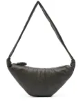 LEMAIRE medium Croissant leather shoulder bag - Grey