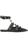Valentino Garavani Roman Stud pointed-toe ballerina flats - Black