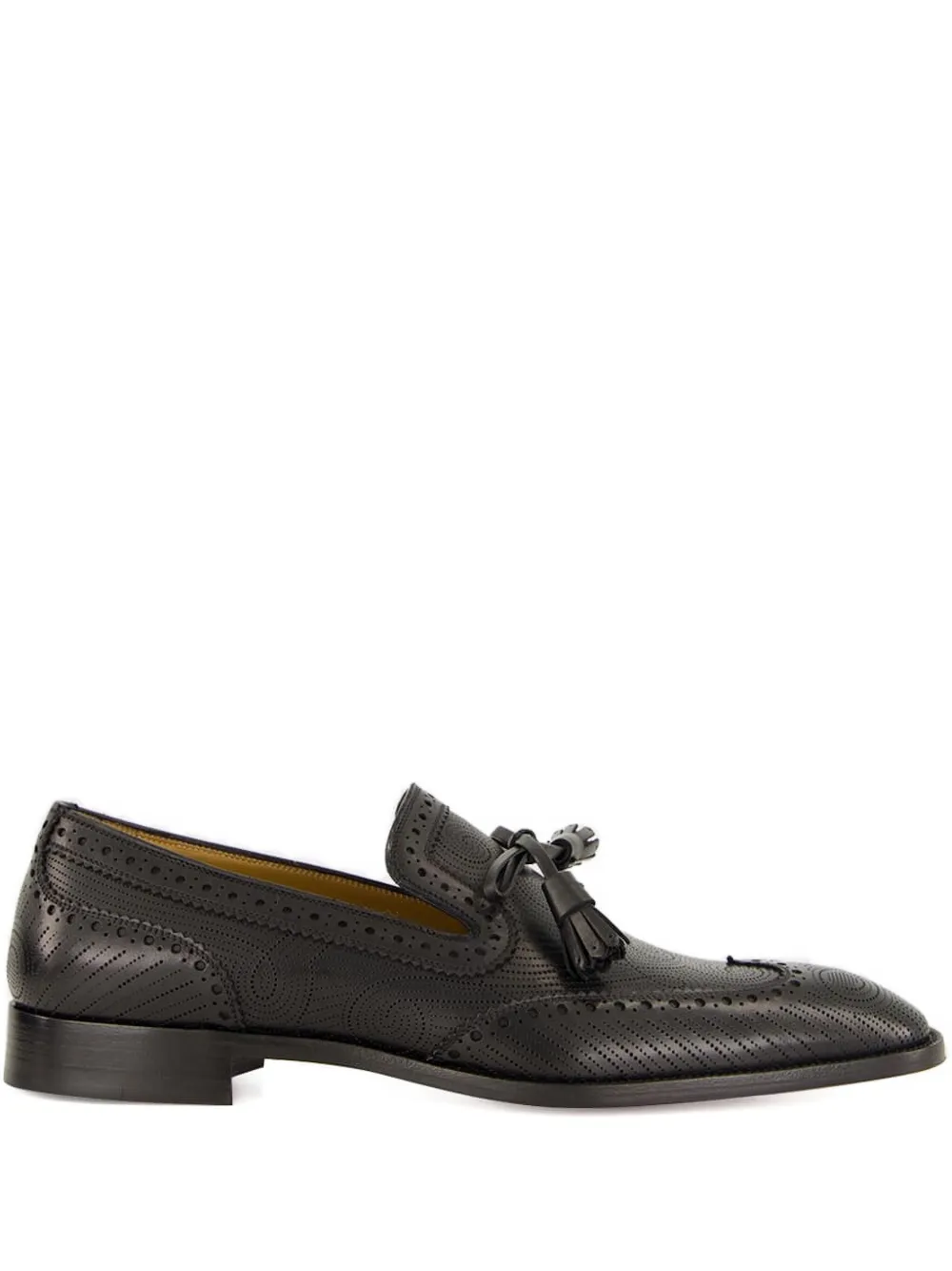 Christian Louboutin Perforierte Loafer mit Quasten | Schwarz | Image 1