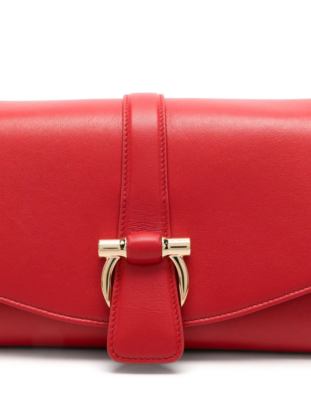Ferragamo Kleine schoudertas met omslag Rood