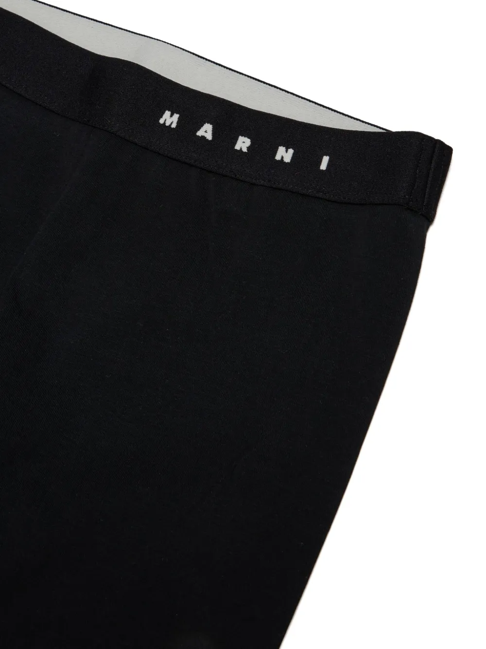 Marni Kids Legging met logoband Zwart