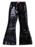 Diesel Kids sequin-embellished trousers - Black