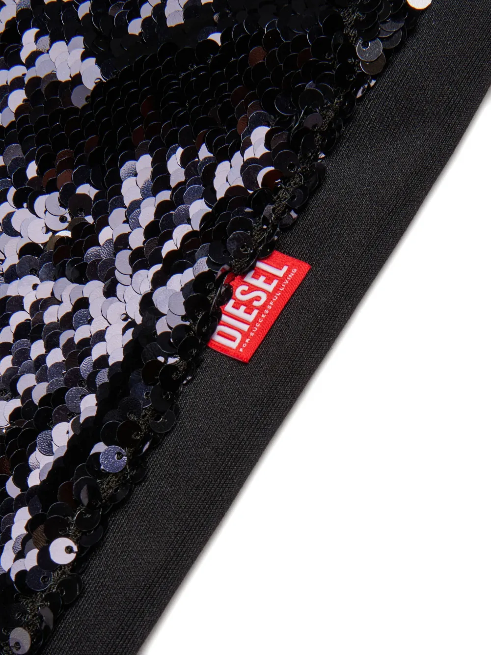 Diesel Kids Broek verfraaid met pailletten Zwart