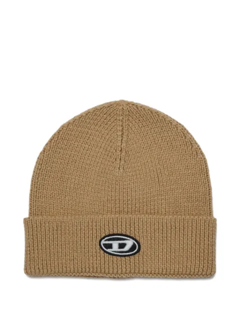Diesel Kids logo-embroidered beanie