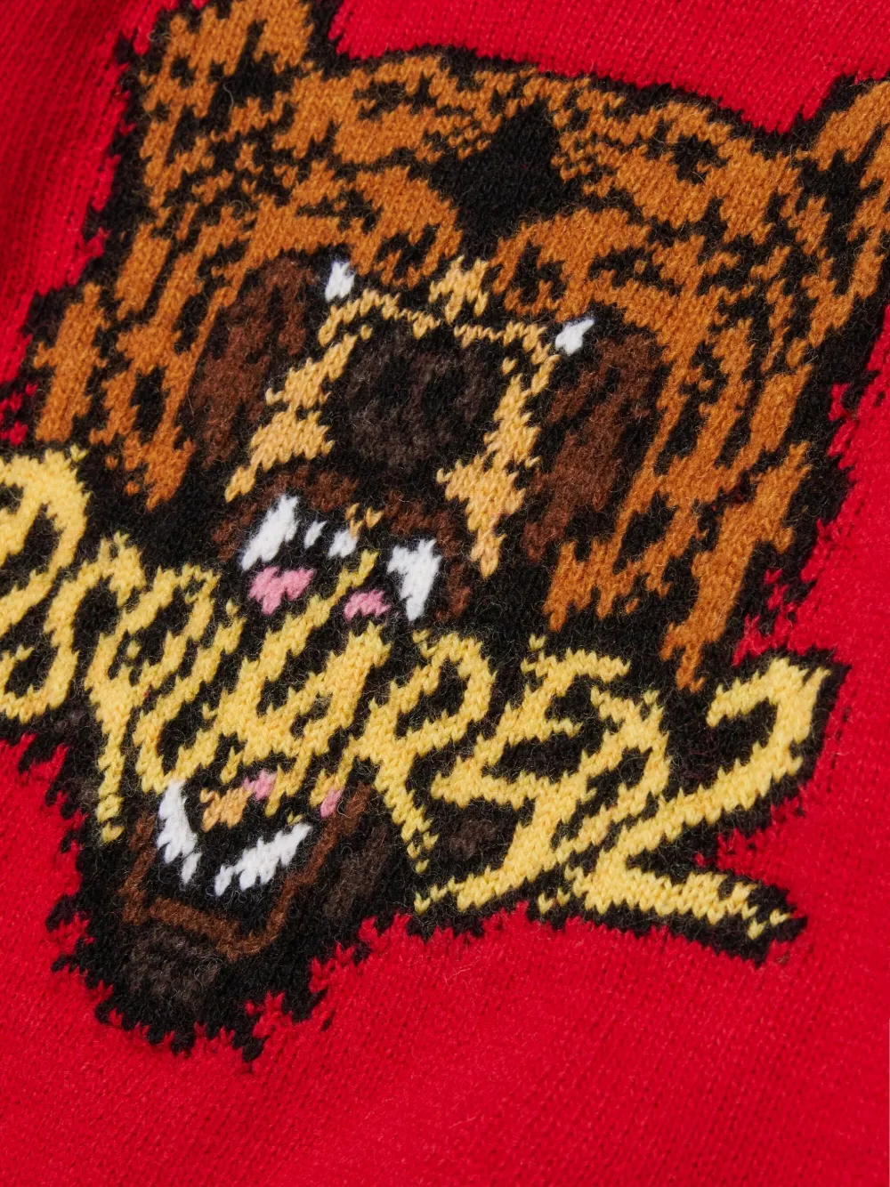DSQUARED2 KIDS Intarsia trui Rood