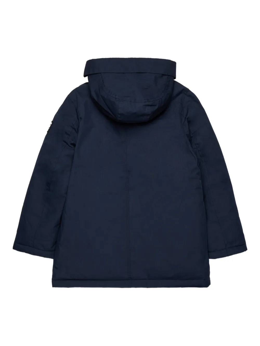 Diesel Kids hooded puffer jacket Blauw